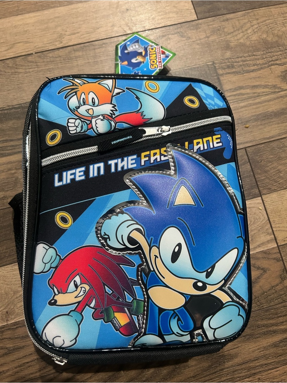 Sonic The Hedgehog Blue Kids Lunch Bag by